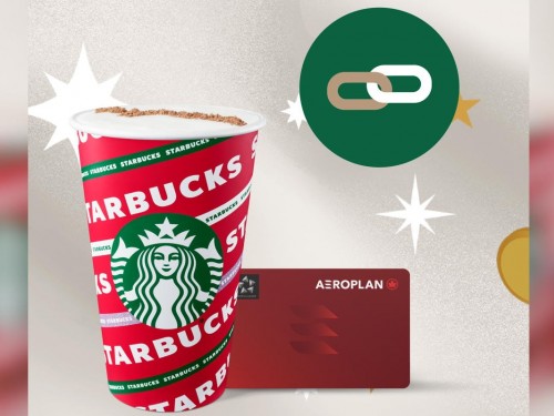 There's a new Starbucks offer in Canadian airports for Aeroplan members