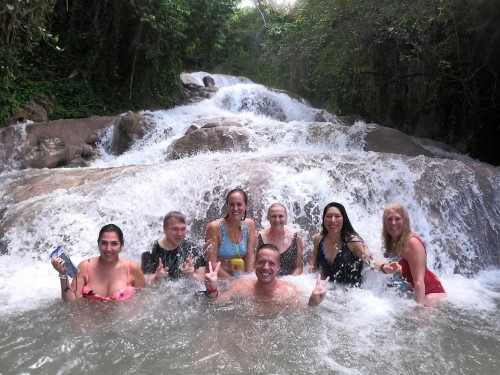 VIDEO: PAX on location in Jamaica; climbing Dunn’s River Falls with agents