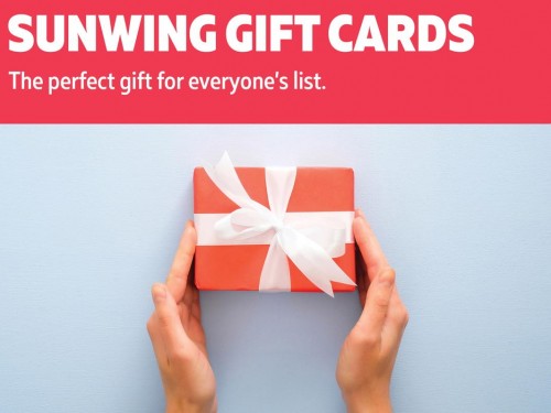 Sunwing unveils gift cards just in time for the holidays
