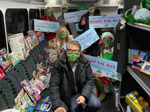 Park'N Fly collects 500+ toys during ‘Stuff the Bus’ toy drive