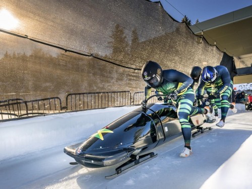 Sandals Resorts sponsors the 2022 Jamaica Bobsleigh Team