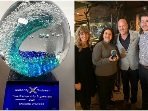 Celebrity honours TravelBrands Encore Cruises with True Partnership Superstars award