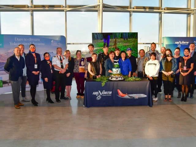 First direct flight from Whitehorse & Yellowknife lands at Toronto Pearson
