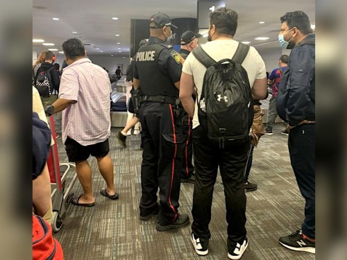 Pearson delays: Police called to YYZ to deal with “angry mob of people from all over the world”