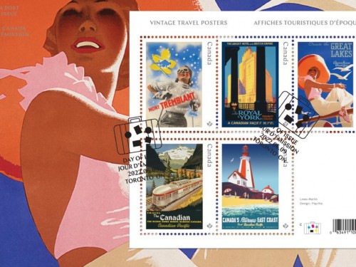 Canada Post releases stamps depicting travel posters from tourism's golden age
