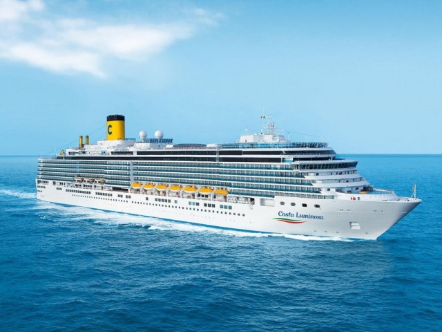 Costa Luminosa to transfer to Carnival fleet & start service in Nov.
