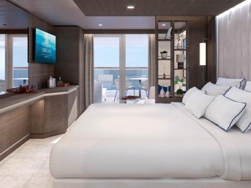 Take a first look at Explora Journeys' Ocean Terrace Suites aboard EXPLORA I