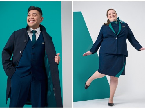 VIDEO: WestJet debuts gender & body-inclusive uniforms, name tag space for pronouns
