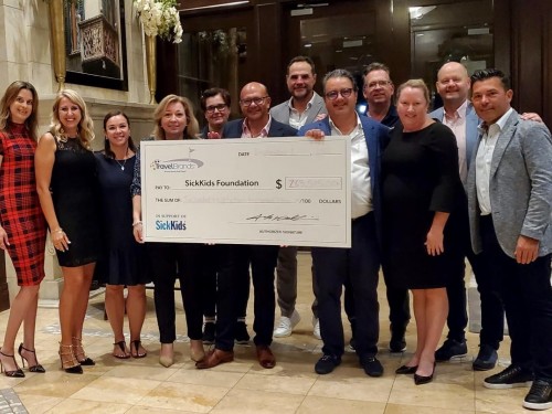 TravelBrands' golf classic raises $283,515 for SickKids Foundation