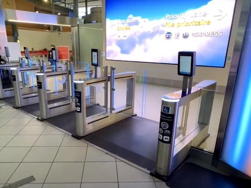 YVR, YYC, YEG, YYZ, YUL airports all implement security line express tools