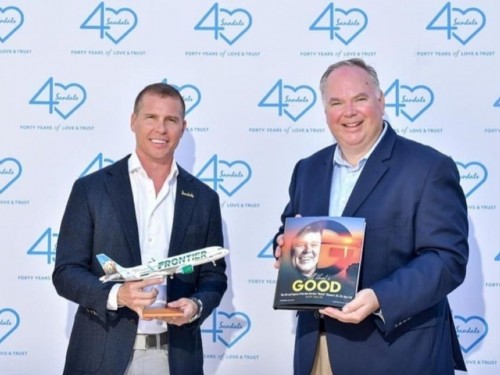 Frontier names aircraft after late Gordon “Butch” Stewart