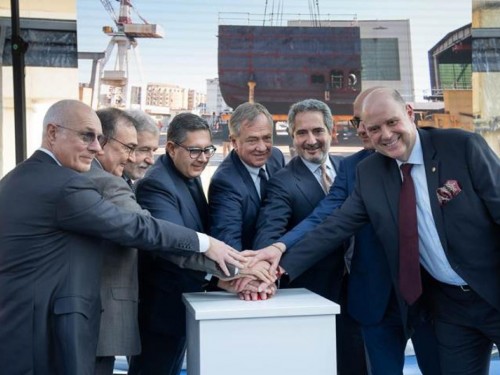 Coin ceremony for EXPLORA II takes place at Fincantieri in Italy