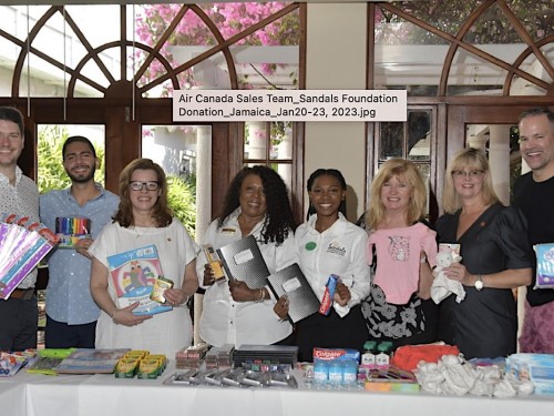 AC, ACV make donations to Sandals Foundation during team meetings in Jamaica