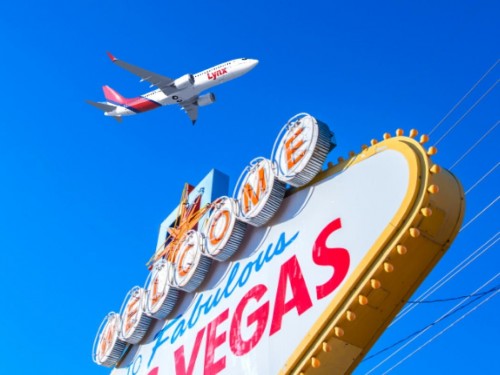 Lynx's inaugural flight to Las Vegas takes off from Calgary