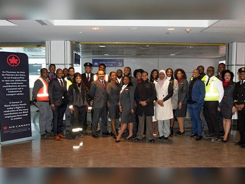 Air Canada marks second Black History Month celebratory flight