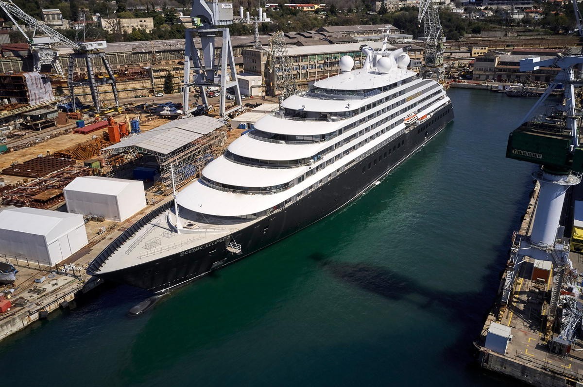Scenic Eclipse II departs Croatia, heads to Lisbon for debut voyage