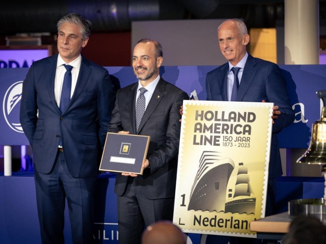 HAL marks 150th in Rotterdam with royalty, fanfare and dual-ship events