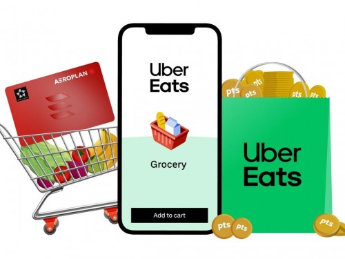 Earn Aeroplan points on grocery & retail deliveries with Uber Eats