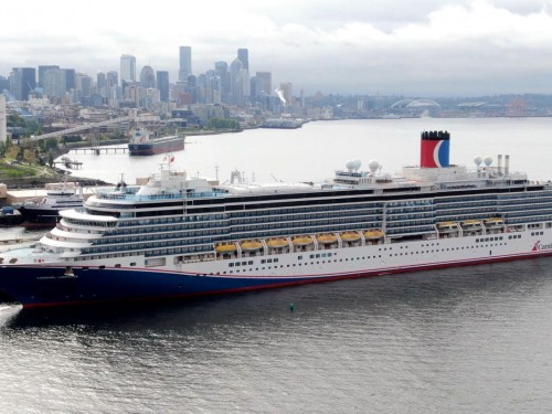 Carnival Luminosa glides into Seattle, welcomes first U.S. guests