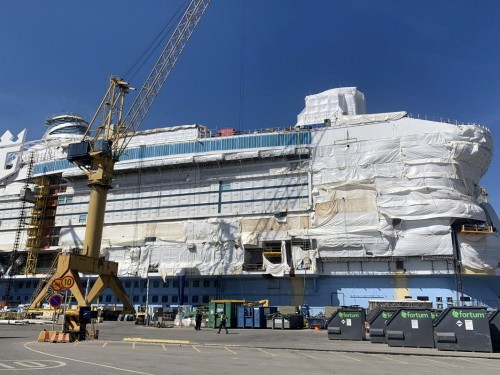 On Location: Sneak peek at Icon of the Seas – under construction in Finland!