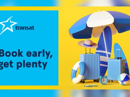 Transat’s "book early, get plenty" promotion is back