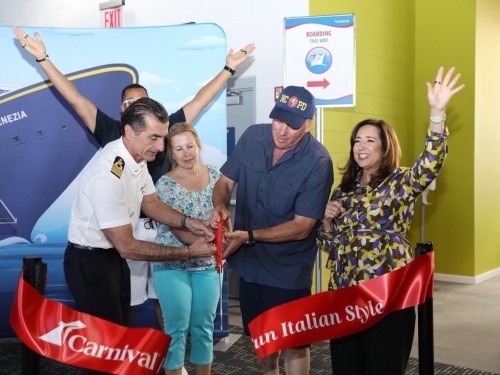 Carnival welcomes first guests to sail on Carnival Venezia from NYC