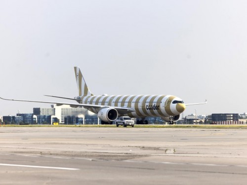 Condor A330neo touches down at YYZ, will offer five flights a week to Frankfurt