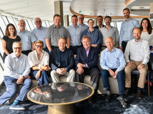 Royal Caribbean Group execs get sneak preview of Silver Nova