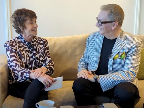 VIDEO: “The Travel Lady” Lesley Keyter unlocks EXPLORA I with Explora Journeys’ Chris Austin