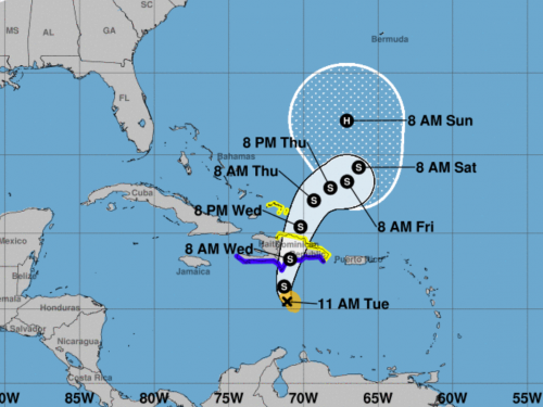 Air Canada, Sunwing, Transat and WestJet are watching Franklin closely