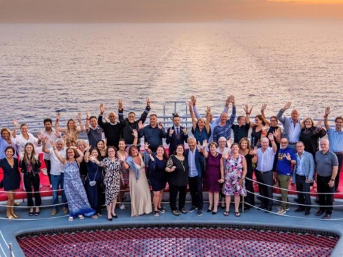 Trevello celebrates top achievers aboard Virgin Voyages' Resilient Lady