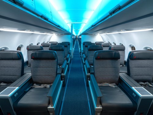 Air Canada unveils upgraded Airbus A321 with new interior & tech
