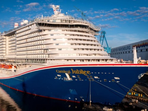 "Jubilee" will be Carnival's first ship with 5G mobile connectivity