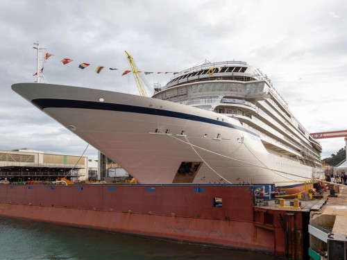 New Viking Vela floats out at Italian shipyard