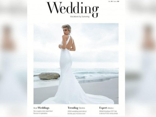 Sunwing's wedding magazine has a new look and feel
