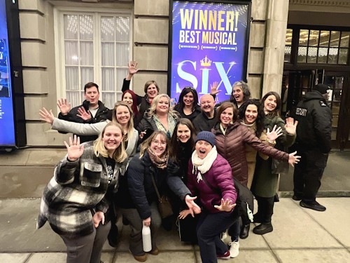 Big night out: G Adventures treats agents to “Six” musical, talks private group travel
