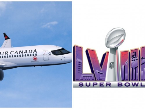 Air Canada customers can watch this year's Super Bowl live in the sky